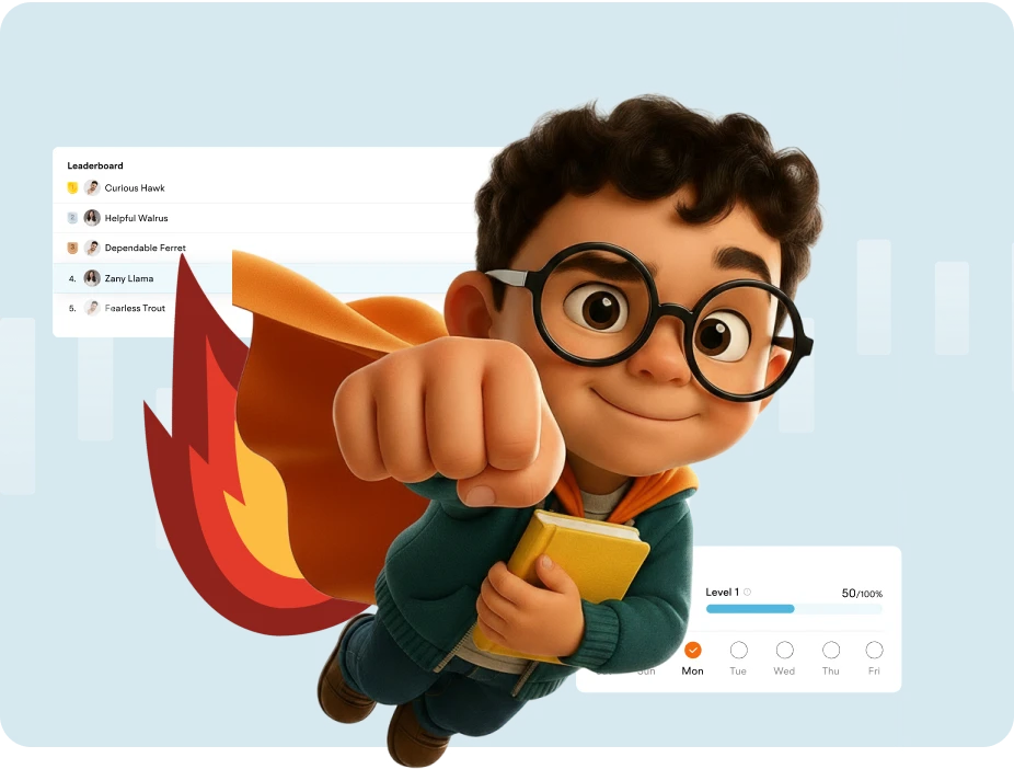 Piplix Trading Battles leaderboard and character